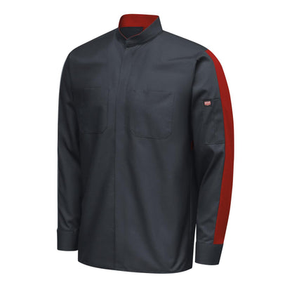 Red Kap Two Tone Long Sleeve Work Shirt - Mens