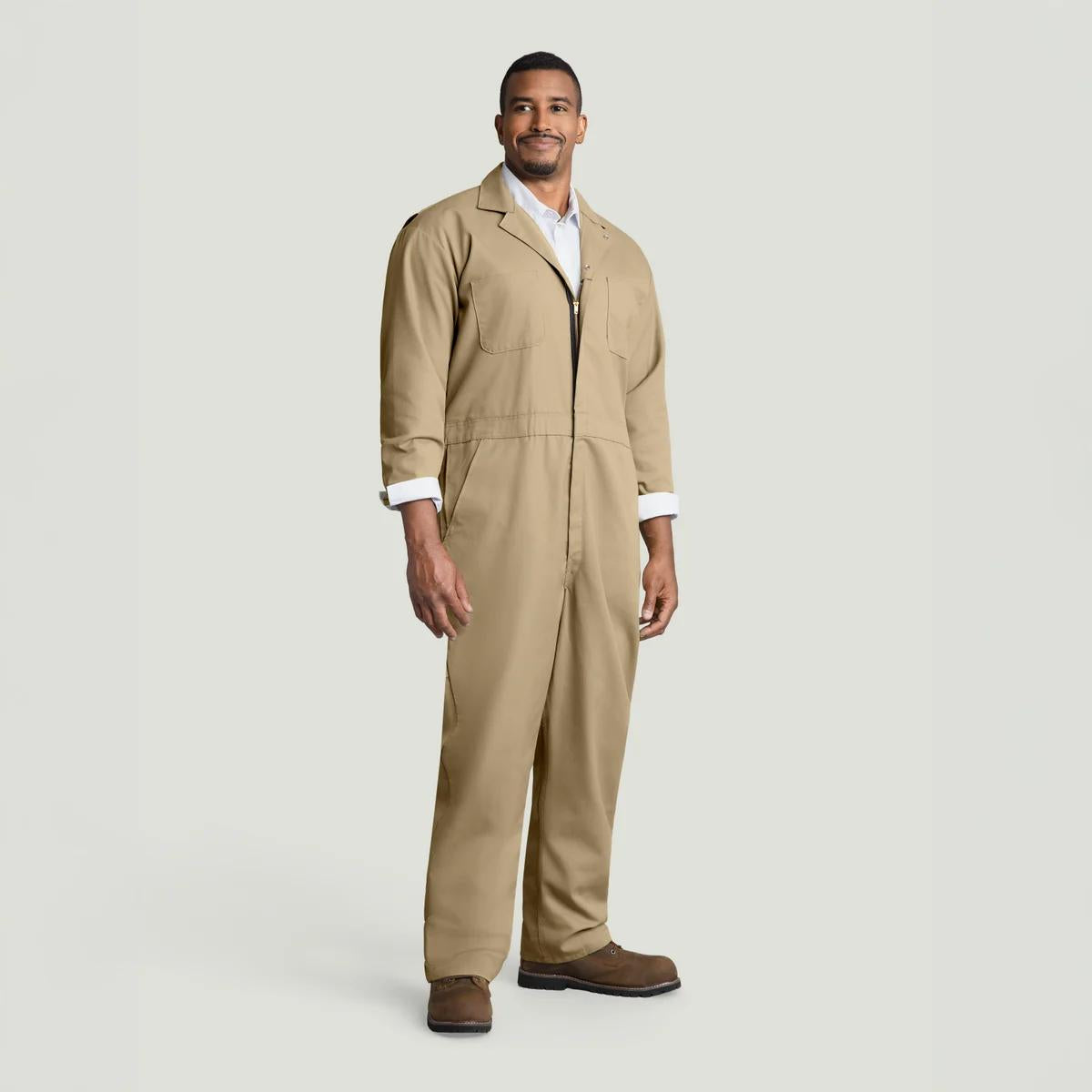 Red Kap Twill Action Back Coverall with Chest Pockets