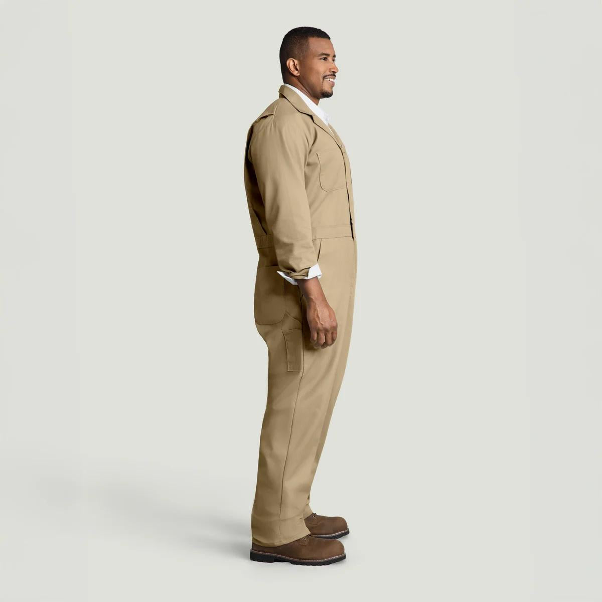 Red Kap Twill Action Back Coverall with Chest Pockets