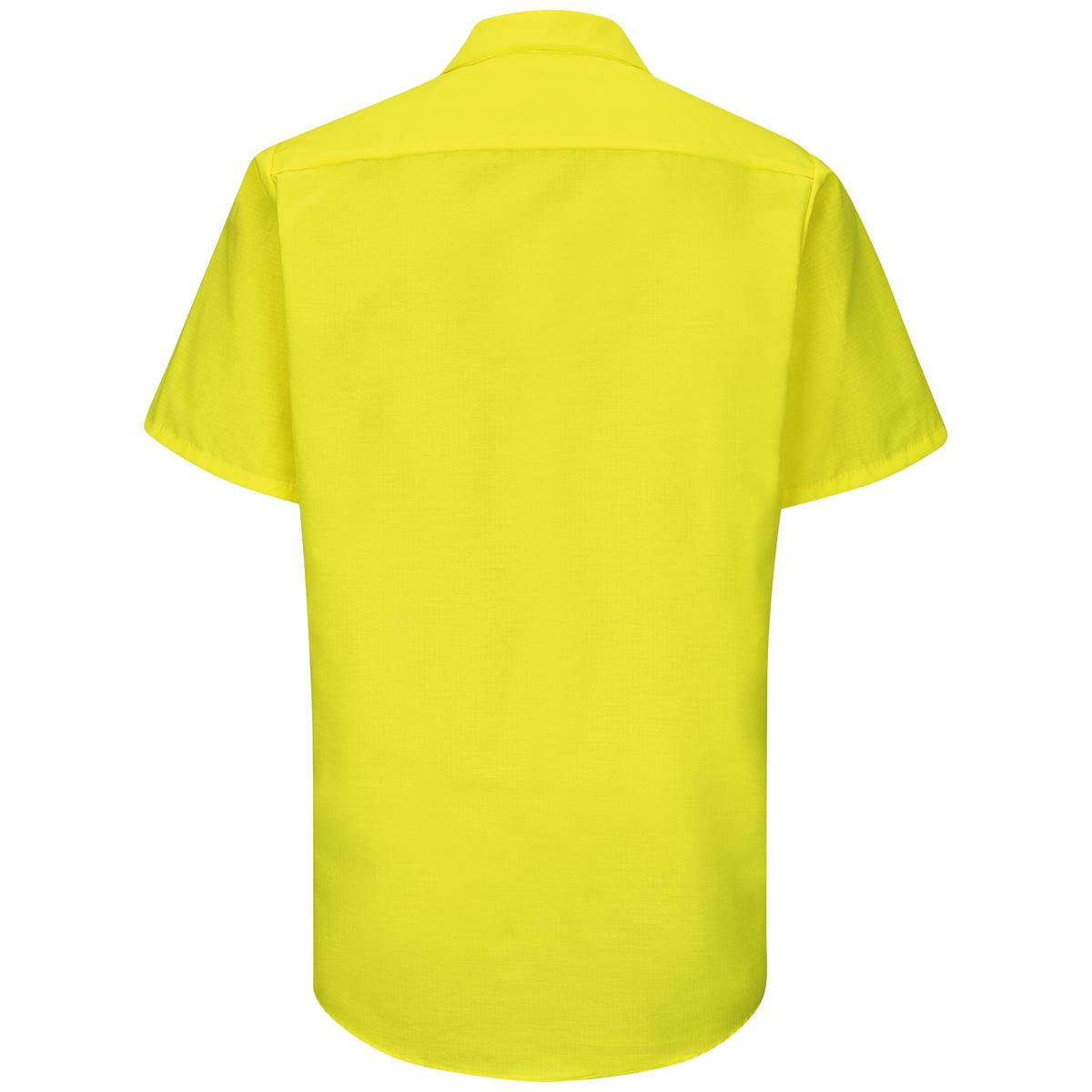Red Kap Short Sleeve Enhanced Visibility Ripstop Work Shirt