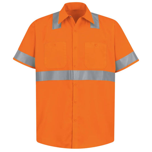 Red Kap Hi-Vis Short Sleeve Shirt - Type R Class 2