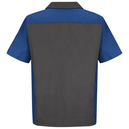 Red Kap Short Sleeve Two-Tone Work Shirt