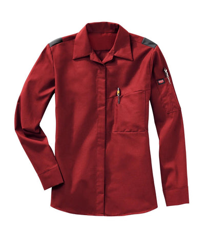 Red Kap Long Sleeve Performance Plus Shop Shirt