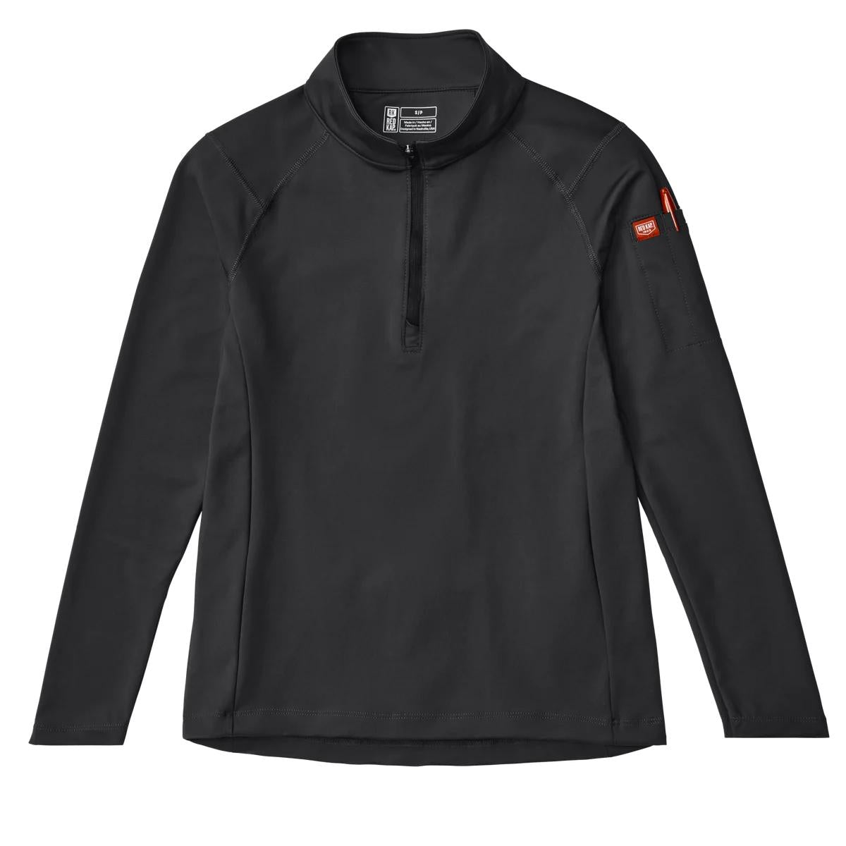 Red Kap Performance Quarter Zip Cadet Collar Pullover