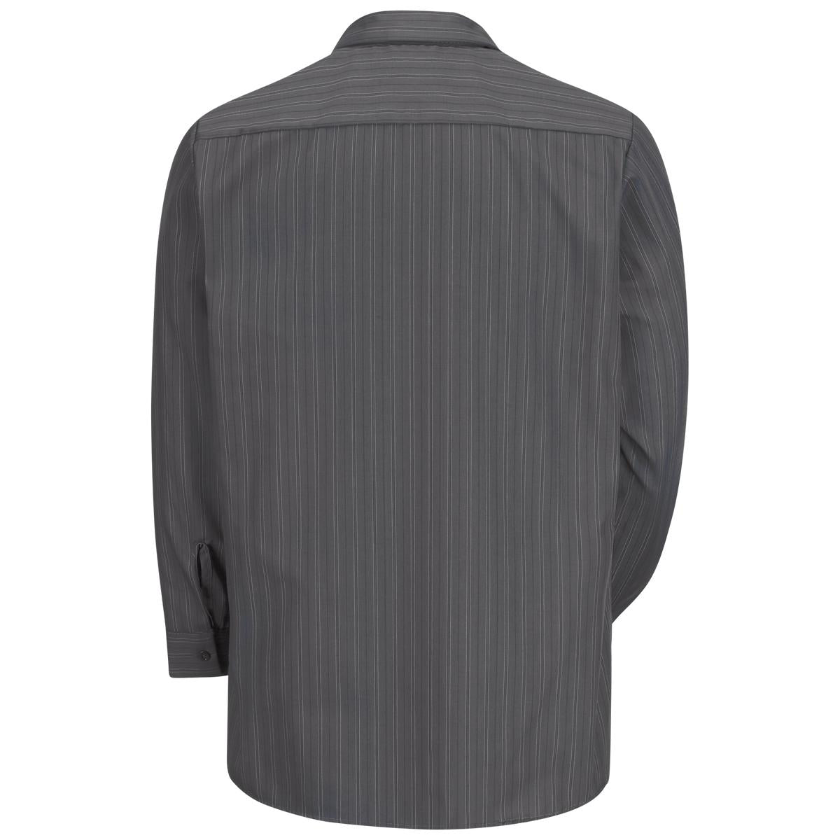 Red Kap Long Sleeve Industrial Striped Work Shirt