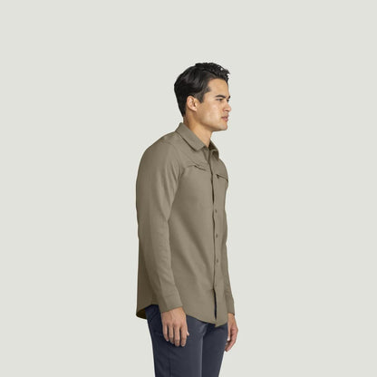 Red Kap Snap Front Jersey Long Sleeve Work Shirt