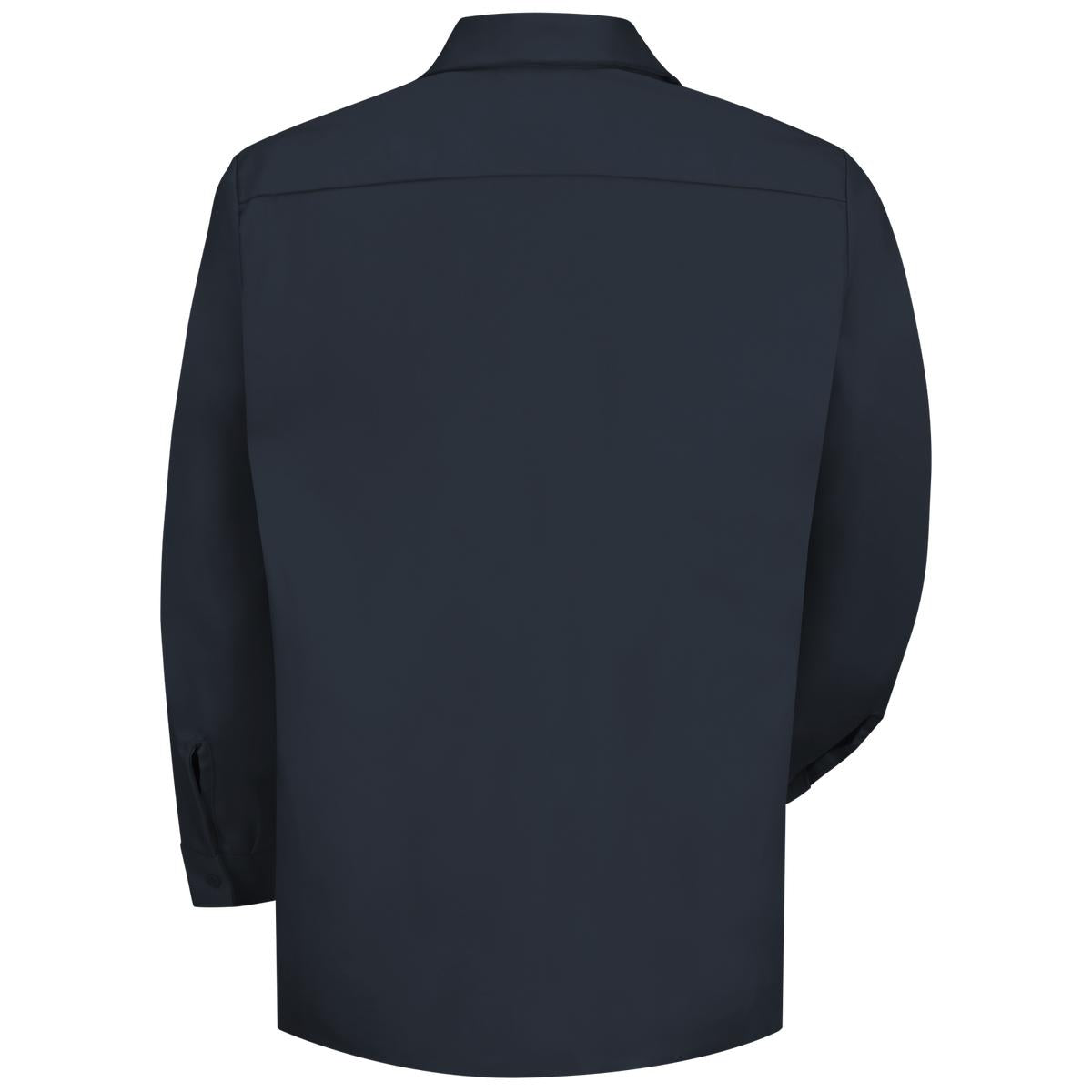 Red Kap Long Sleeve Cotton Work Shirt - Wrinkle-Resistant
