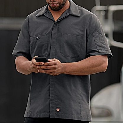 Red Kap Short Sleeve Solid Crew Shirt