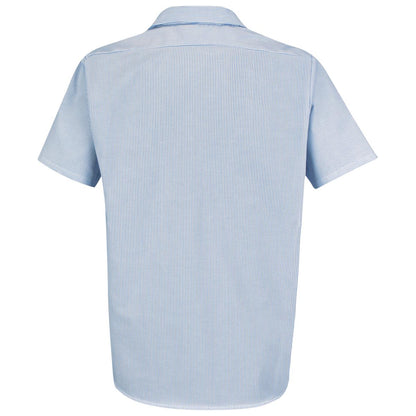 Red Kap Short Sleeve Industrial Stripe Work Shirt