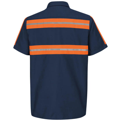 Red Kap Short Sleeve Enhanced Visibility Shirt