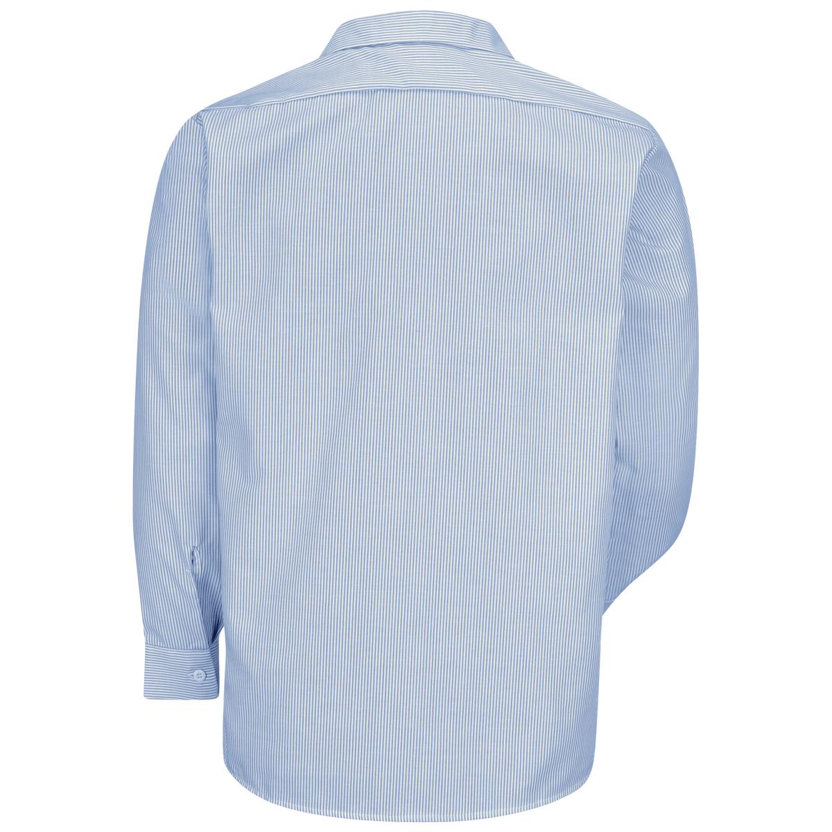 Red Kap Long Sleeve Industrial Stripe Work Shirt