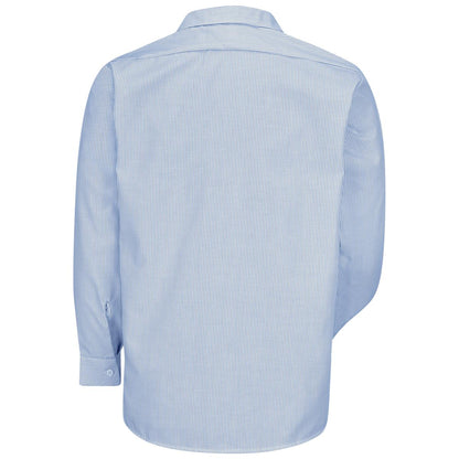 Red Kap Long Sleeve Industrial Stripe Work Shirt