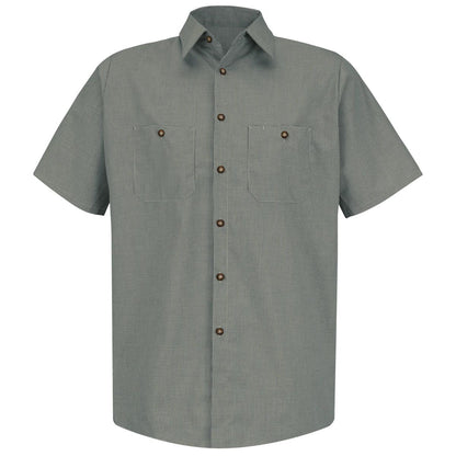 Red Kap Uniform Shirt - Short Sleeve Microcheck
