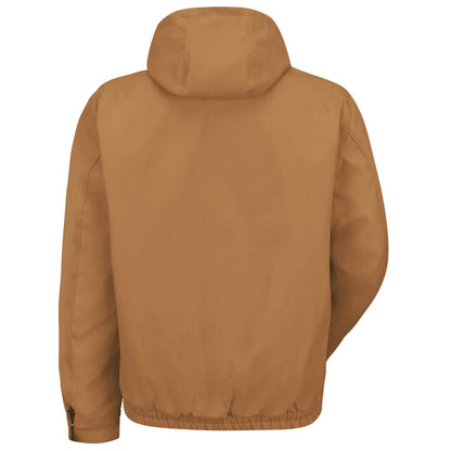 Red Kap Blended Duck Zip-Front Hooded Jacket