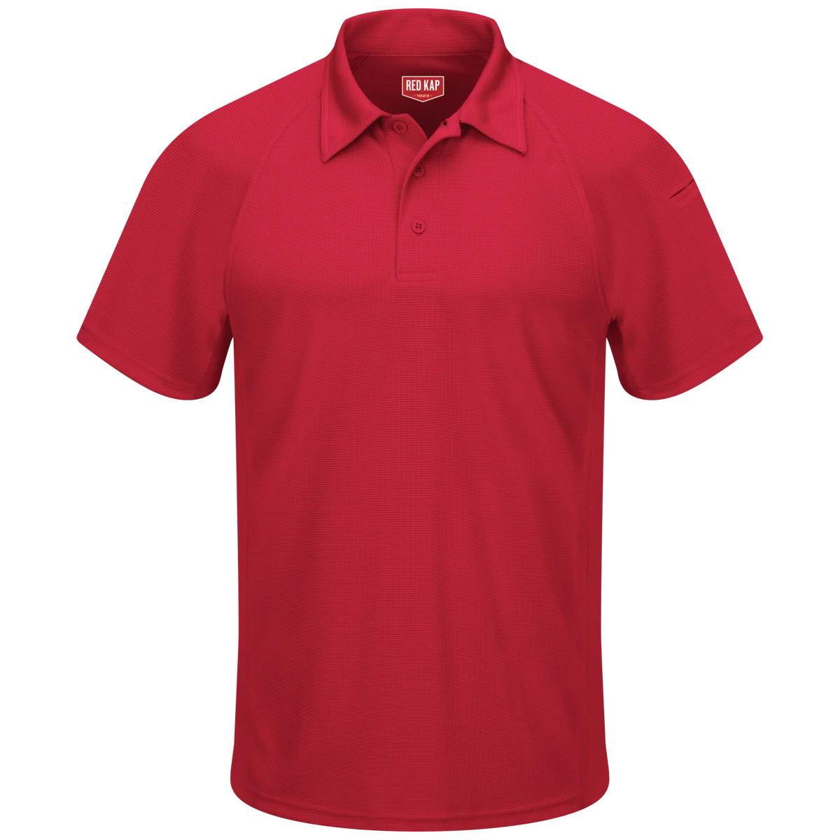Red Kap Mens Active Polo Short Sleeve Shirt