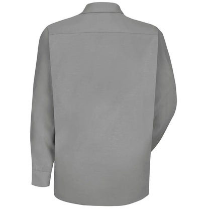 Red Kap Pocketless Work Shirt for Men - Snap Front