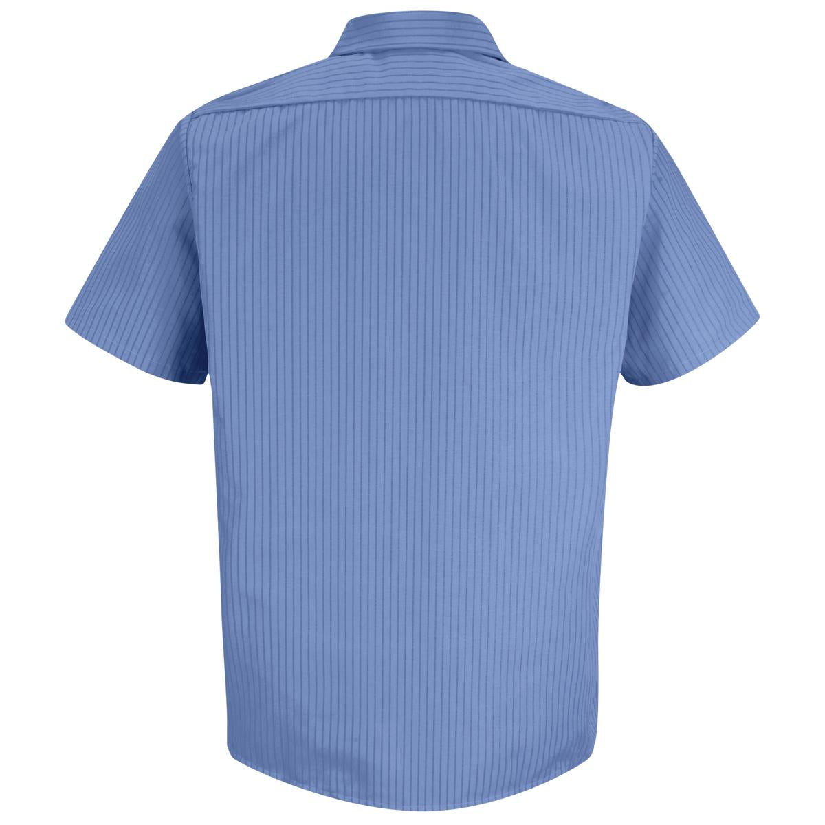 Red Kap Short Sleeve Industrial Stripe Work Shirt