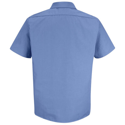 Red Kap Short Sleeve Industrial Stripe Work Shirt