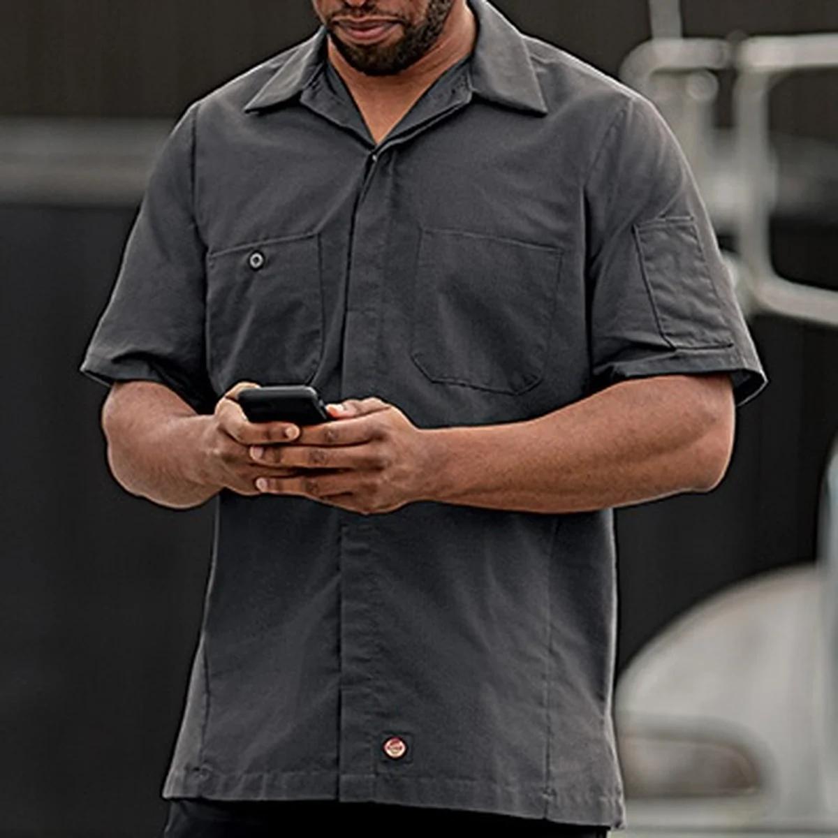 Red Kap Short Sleeve Solid Crew Shirt
