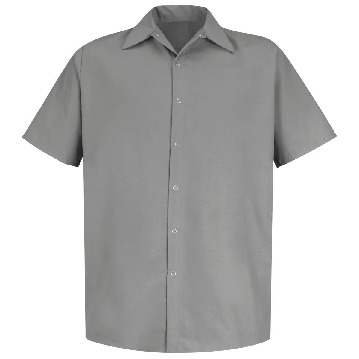 Red Kap Short Sleeve Pocketless Work Shirt