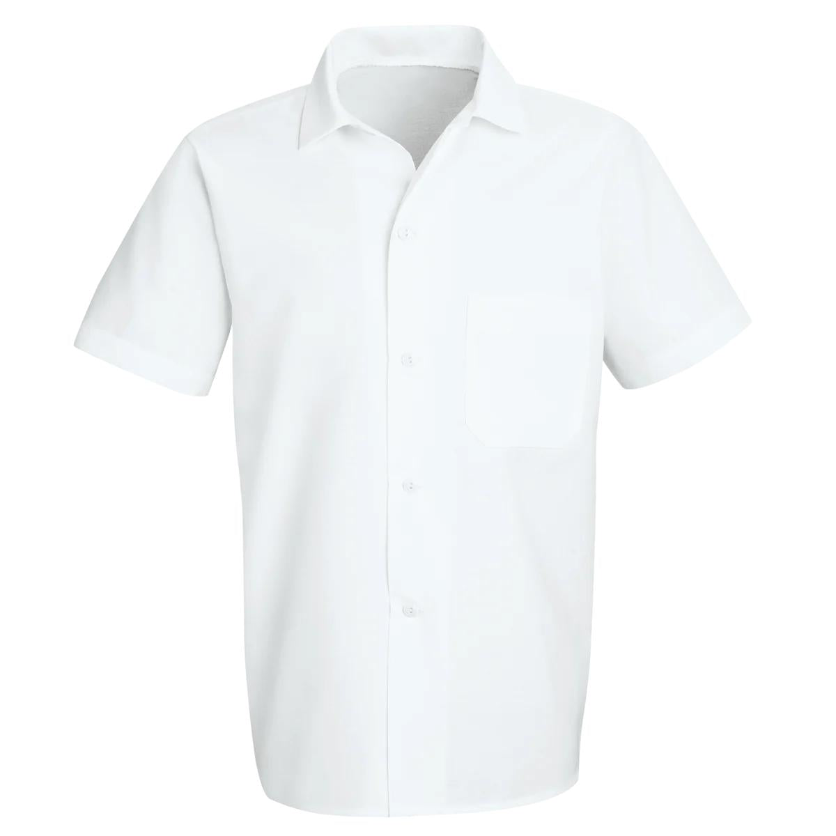 Red Kap Button-Front Cook Shirt