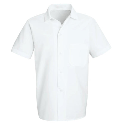 Red Kap Button-Front Cook Shirt