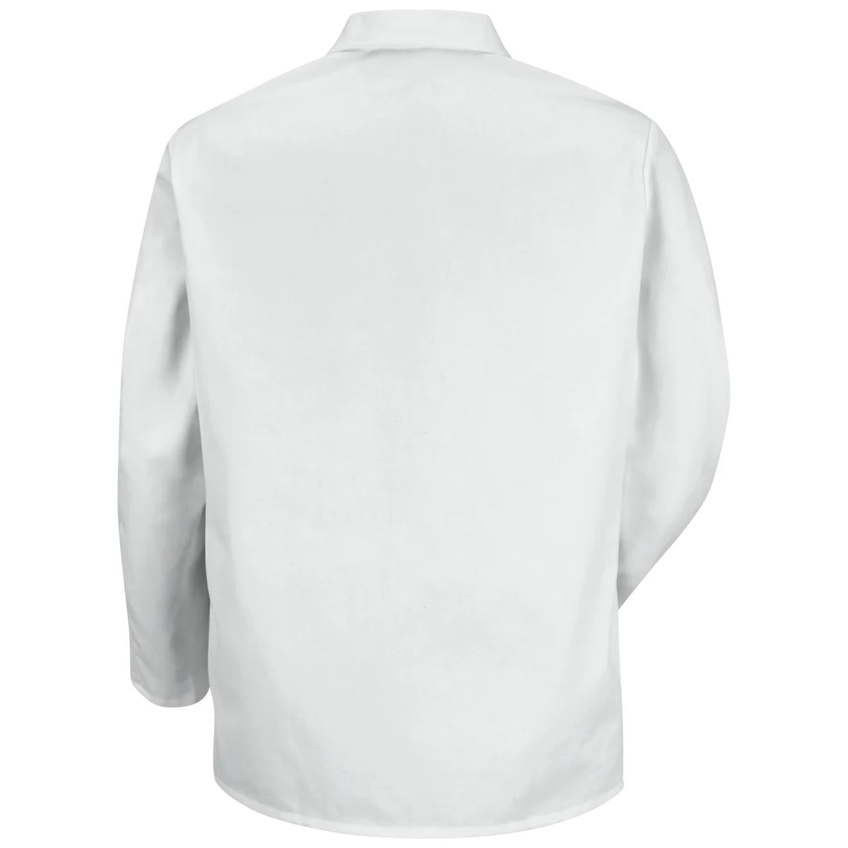 Red Kap Gripper-Front Short Butcher Coat with Pockets