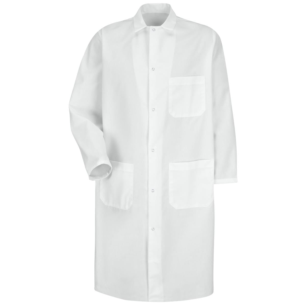 Red Kap Spun Polyester Butcher Coat with Ext. Pocket - KS62