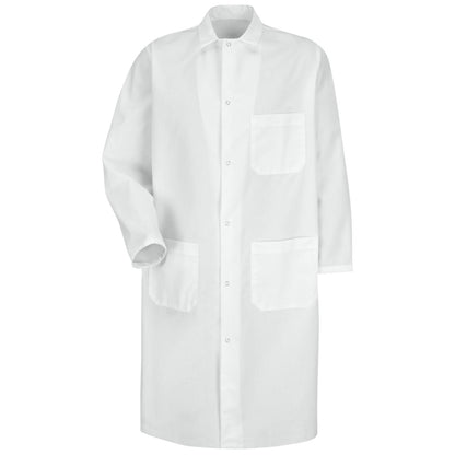 Red Kap Spun Polyester Butcher Coat with Ext. Pocket - KS62