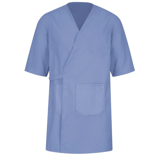 Red Kap Collarless Butcher Wrap with Pockets